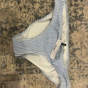 J- Crew Stripped Bathing Suit Bottoms